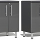 Grey Modular Set of 4 Base Cabinets Grey Modular Set of 4 Base Cabinets