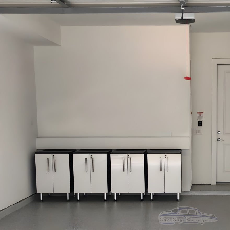 White Modular Ulti-Mate 4-Base Cabinet Set
