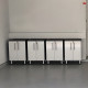 White Modular Ulti-Mate 4-Base Cabinet Set