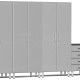Silver Modular 5-Piece Cabinet Set Silver Modular 5-Piece Cabinet Set