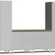 Silver Modular 5-Piece Cabinet Set Silver Modular 5-Piece Cabinet Set