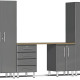 Grey Modular 5-Piece Cabinet Set Grey Modular 5-Piece Cabinet Set