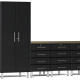 Black Modular 5-Piece Set of Cabinets Black Modular 5-Piece Set of Cabinets