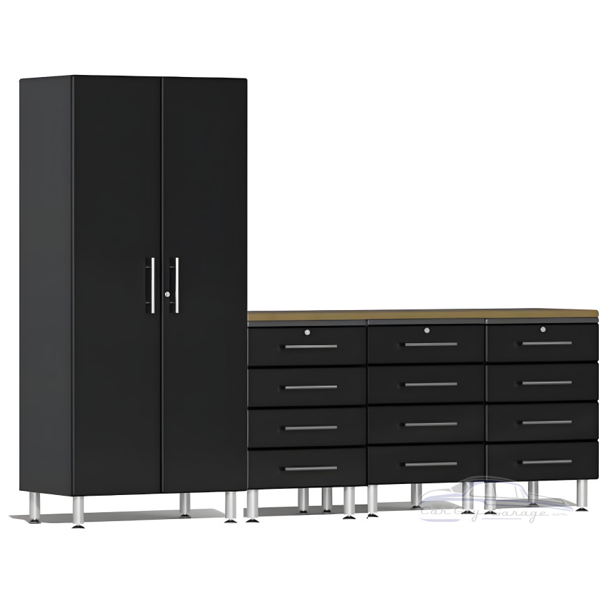 Black Modular 5-Piece Set of Cabinets Black Modular 5-Piece Set of Cabinets