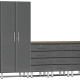 Grey Modular 5-Piece Set of Cabinets Grey Modular 5-Piece Set of Cabinets