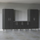 Black Modular Ulti-Mate 6-Piece Garage Cabinet Set with Worktop