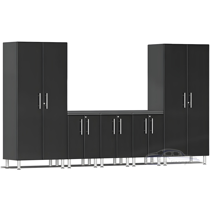 Black Modular 6-Piece Set of Cabinets Black Modular 6-Piece Set of Cabinets