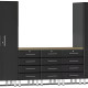 Black Modular 6-Piece Storage Set Black Modular 6-Piece Storage Set