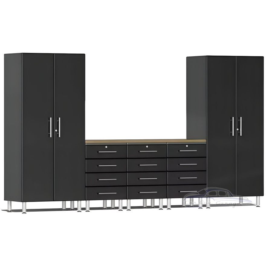 Black Modular 6-Piece Storage Set Black Modular 6-Piece Storage Set