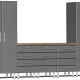 Grey Modular 6-Piece Storage Set Grey Modular 6-Piece Storage Set
