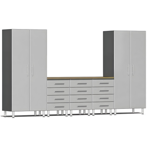 Silver Modular 6-Piece Storage Set