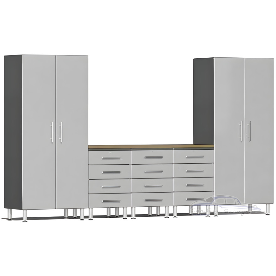 Silver Modular 6-Piece Storage Set Silver Modular 6-Piece Storage Set