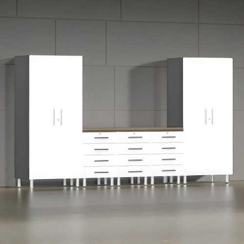 White Modular 6-Piece Storage Set