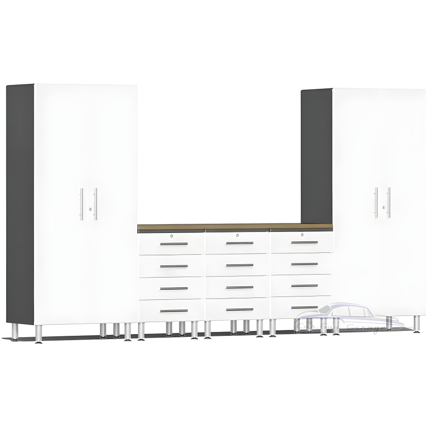 White Modular 6-Piece Storage Set White Modular 6-Piece Storage Set