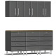 Grey Modular 7-Piece Cabinet Set Grey Modular 7-Piece Cabinet Set