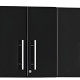 Black Modular 8-Piece Wall Cabinet Set Black Modular 8-Piece Wall Cabinet Set