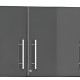 Grey Modular 8-Piece Wall Cabinet Set Grey Modular 8-Piece Wall Cabinet Set