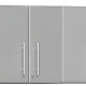 Silver Modular 8-Piece Wall Cabinet Set Silver Modular 8-Piece Wall Cabinet Set