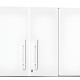White Modular 8-Piece Wall Cabinet Set White Modular 8-Piece Wall Cabinet Set