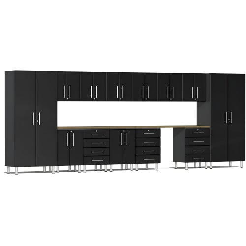 Black Modular 15-Piece Kit with Workstation