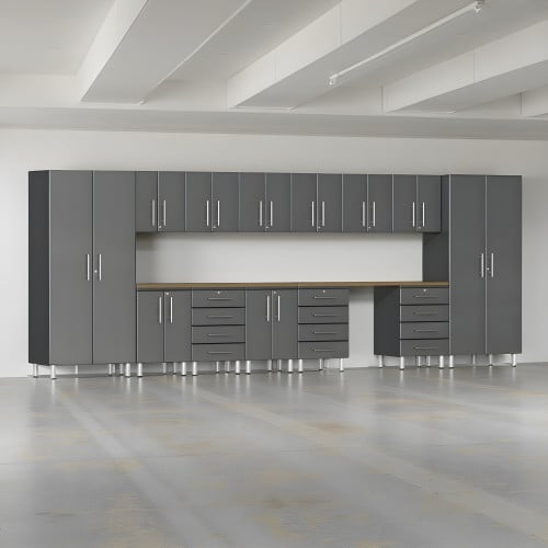 Grey Modular 15-Piece Kit with Workstation