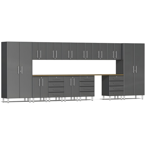 Grey Modular 15-Piece Kit with Workstation