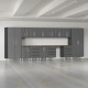 Grey Modular 15-Pc Garage Cabinet Workstation Set