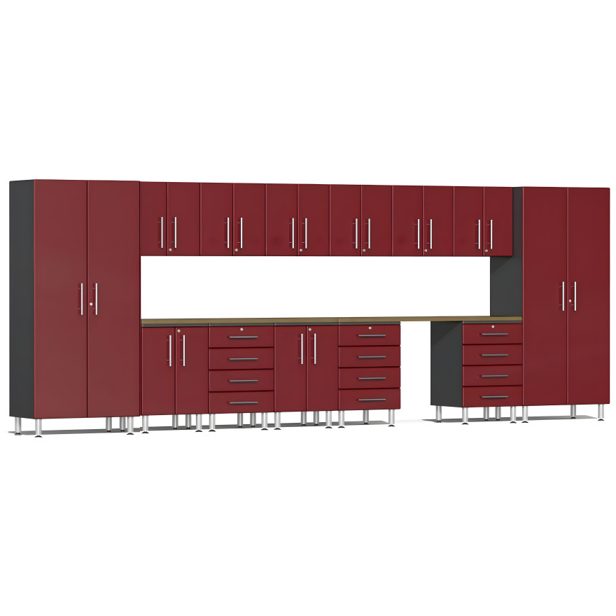 Red Modular 15-Piece Kit with Workstation Red Modular 15-Piece Kit with Workstation