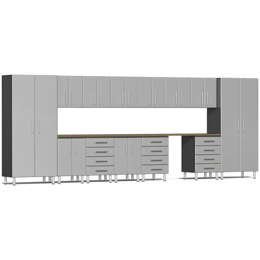 Silver Modular 15-Piece Kit with Workstation Silver Modular 15-Piece Kit with Workstation