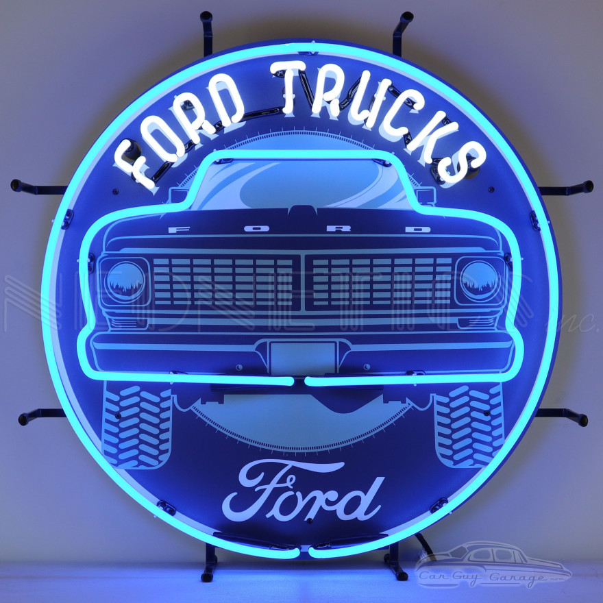 Ford Trucks Square Body Neon Sign Ford Trucks Square Body Neon Sign