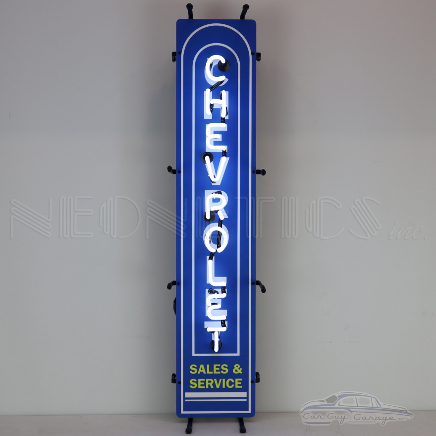 Chevrolet Vertical Junior Neon Sign Chevrolet Vertical Junior Neon Sign