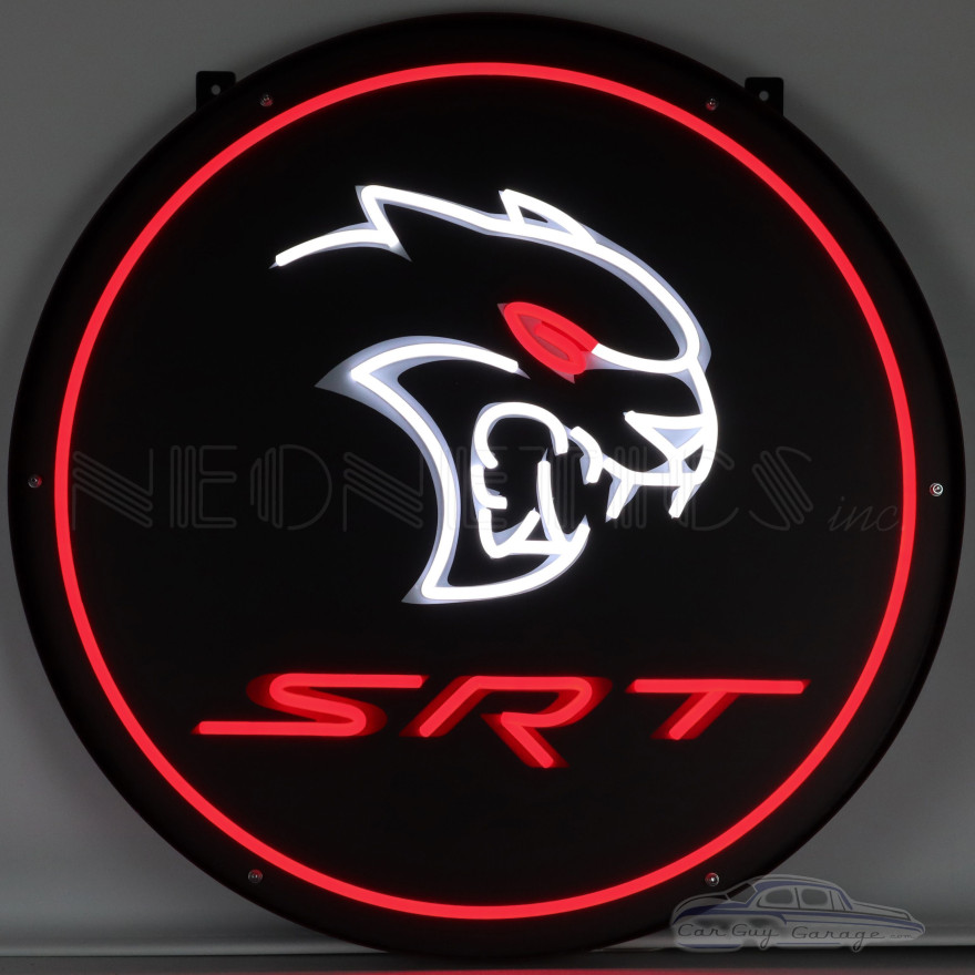 Dodge SRT Red Eye Round LED Flex Rope Sign Dodge SRT Red Eye Round LED Flex Rope Sign