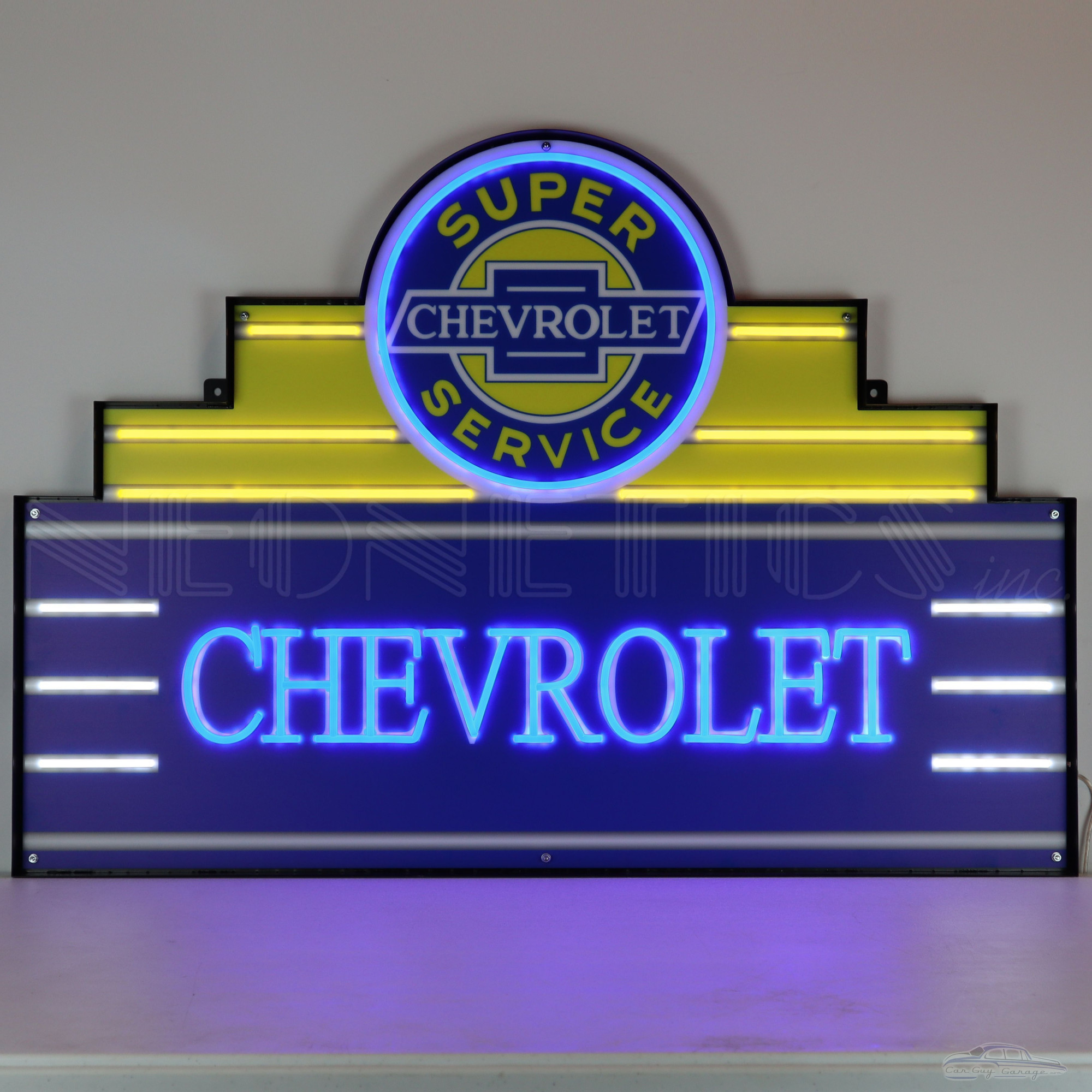 Chevy Led Sign Super Chevrolet Service LED Sign - 39 x 28