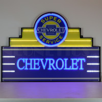 Super Chevrolet Service LED Sign - 39" x 28"