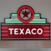 Texaco Motor Oil LED Sign - Classic Logo, 15