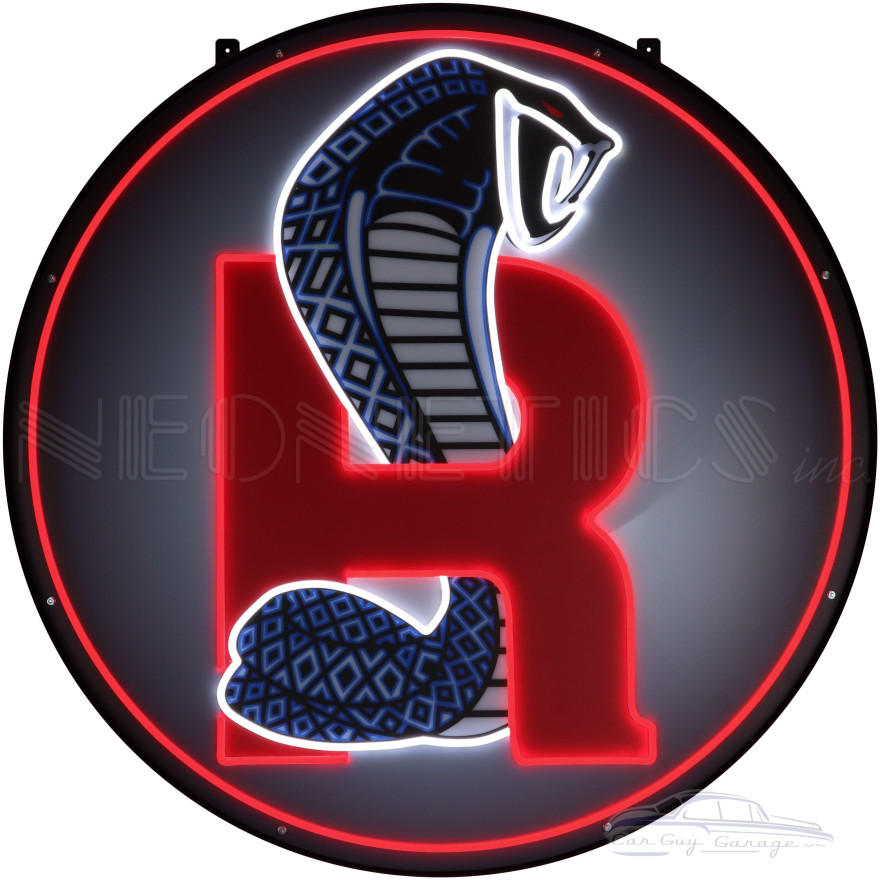 36" Round Ford Cobra LED Flex Rope Sign 36" Round Ford Cobra LED Flex Rope Sign