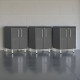 Grey Modular Set of 3 Two Door Base Cabinets Grey Modular Set of 3 Two Door Base Cabinets