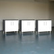 White Modular Set of 3 Oversized Two Door Base Cabinets White Modular Set of 3 Oversized Two Door Base Cabinets