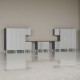 Silver Modular Dual Workbench 12 Piece Set
