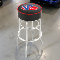 VP Racing Fuels 25" Backless Swivel Chrome Double-Ring Shop Stool