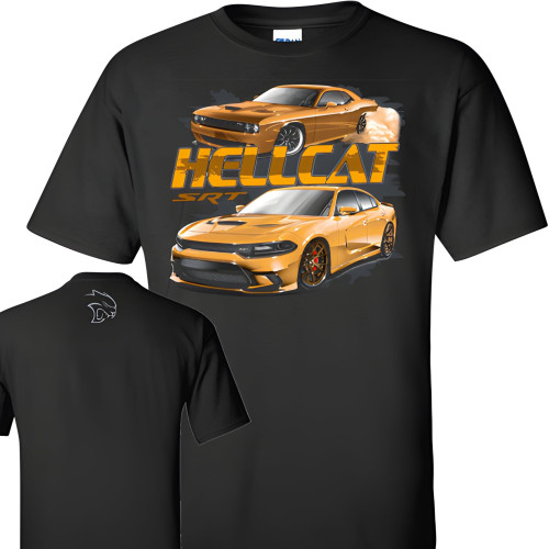 Hellcat SRT Charger & Challenger T-Shirt, Mopar Muscle