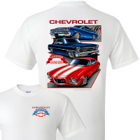 Chevrolet Classic Muscle T-Shirt: Chevelle SS Nova SS Camaro SS