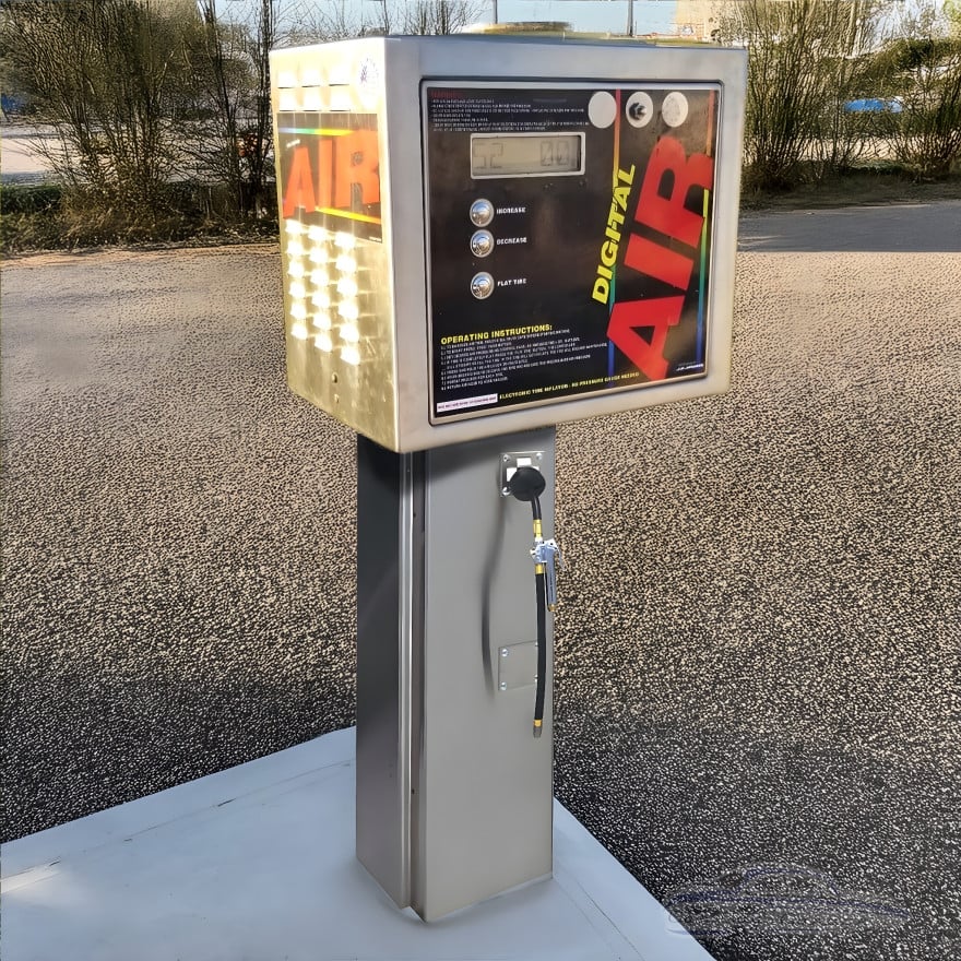 Digital Commercial Tire Inflator - Free or Coin-Op Digital Commercial Tire Inflator - Free or Coin-Op