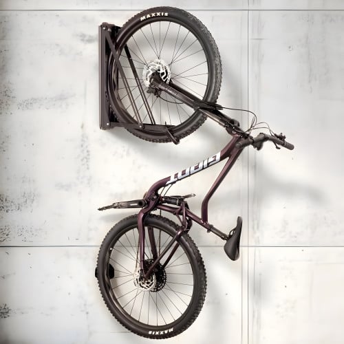 Black Pivoting Bike Wall Mount