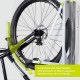 Silver Pivoting Bike Wall Mount