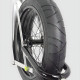 Silver Pivoting Bike Wall Mount