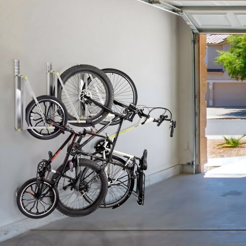 Silver Pivoting Bike Wall Mount