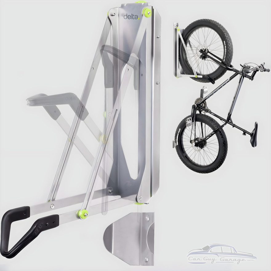 Silver Pivoting Bike Wall Mount