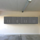 Grey Modular Ulti-Mate 4-Pc Oversized Locking Garage Wall Cabinets