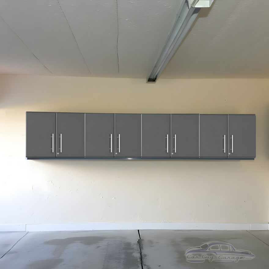 Grey Modular Ulti-Mate 4-Pc Oversized Locking Garage Wall Cabinets